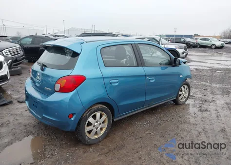 2014 Mitsubishi Mirage Es from USA, damaged, VIN ML32A4HJ2EH021521